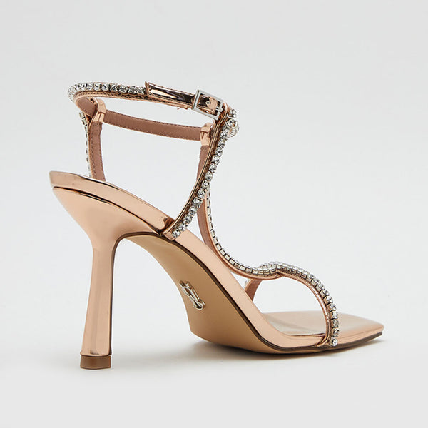 Rose gold diamond store heels