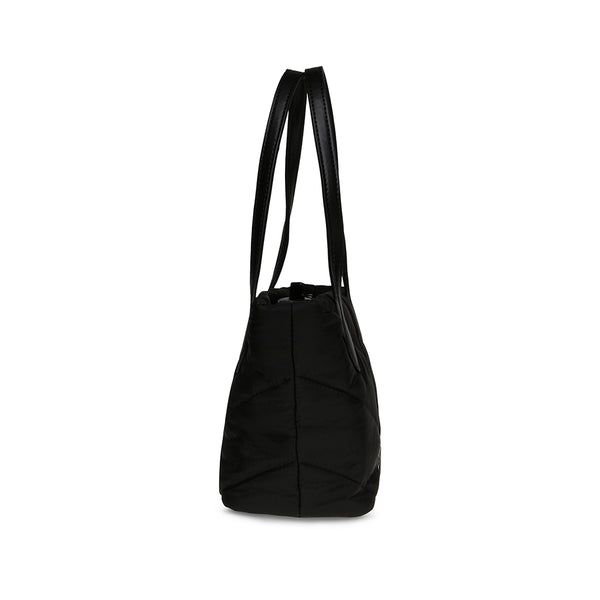 BWORK-N Embossed Shoulder Tote Bag - Black
