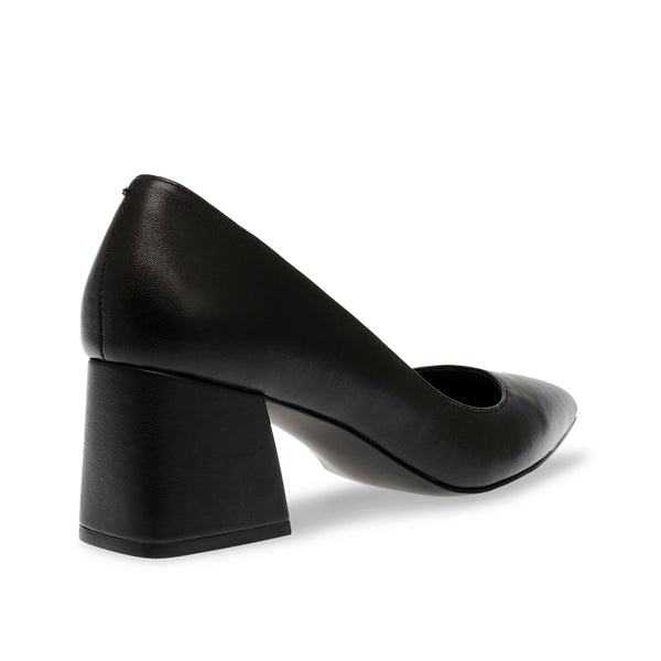 BAYLEIGH Pointed Toe Block Heels - Black