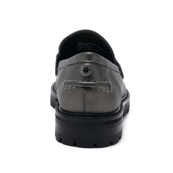 MINKA Tassel Leather Loafers - Dark Green