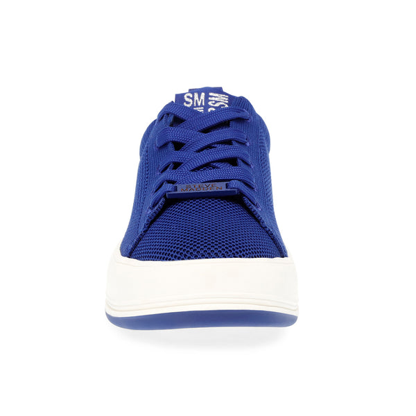 RENEW-E Breathable Fabric Platform Casual Shoes-Blue