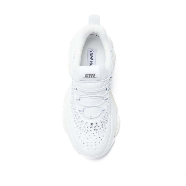PEIGHTON Diamond Platform Dad Shoes-White 
