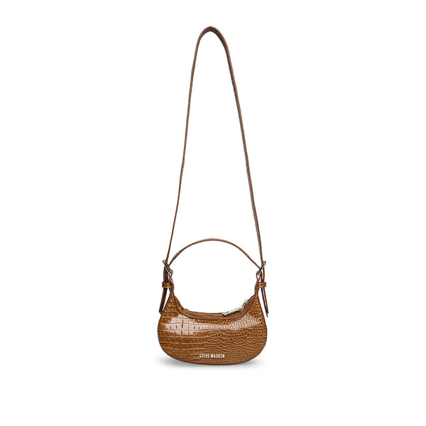 BJUSTINE Half Moon Shoulder Backpack-Brown