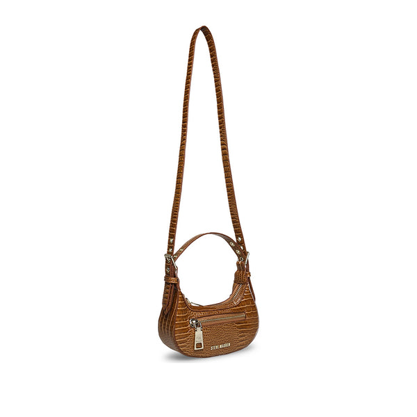 BJUSTINE Half Moon Shoulder Backpack-Brown