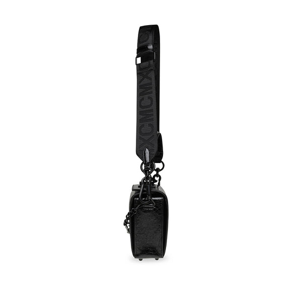 BKIRRA 皮革三背帶相機包-黑色