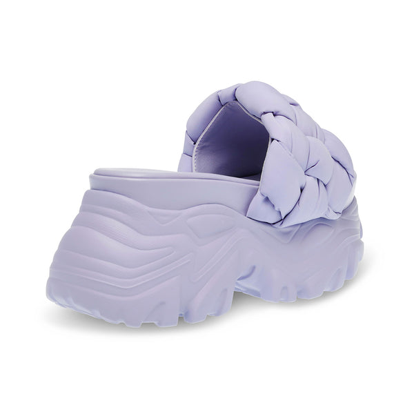 VANISHER 雲朵厚底拖鞋-紫色
