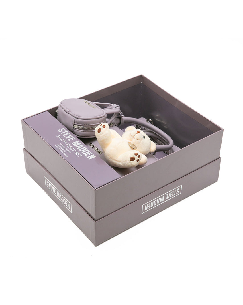 素面法棍小包三件禮盒組-紫色