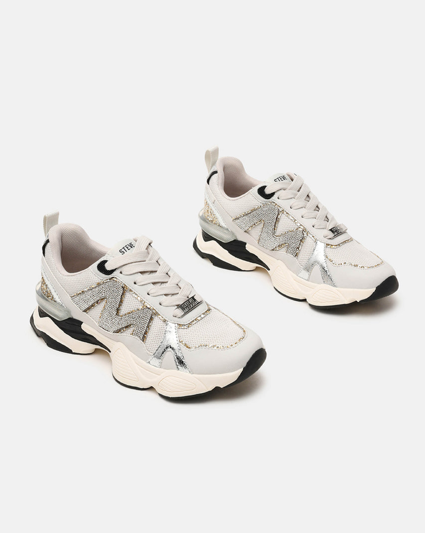 SEDGWICK 亮片網布運動休閒鞋-灰色