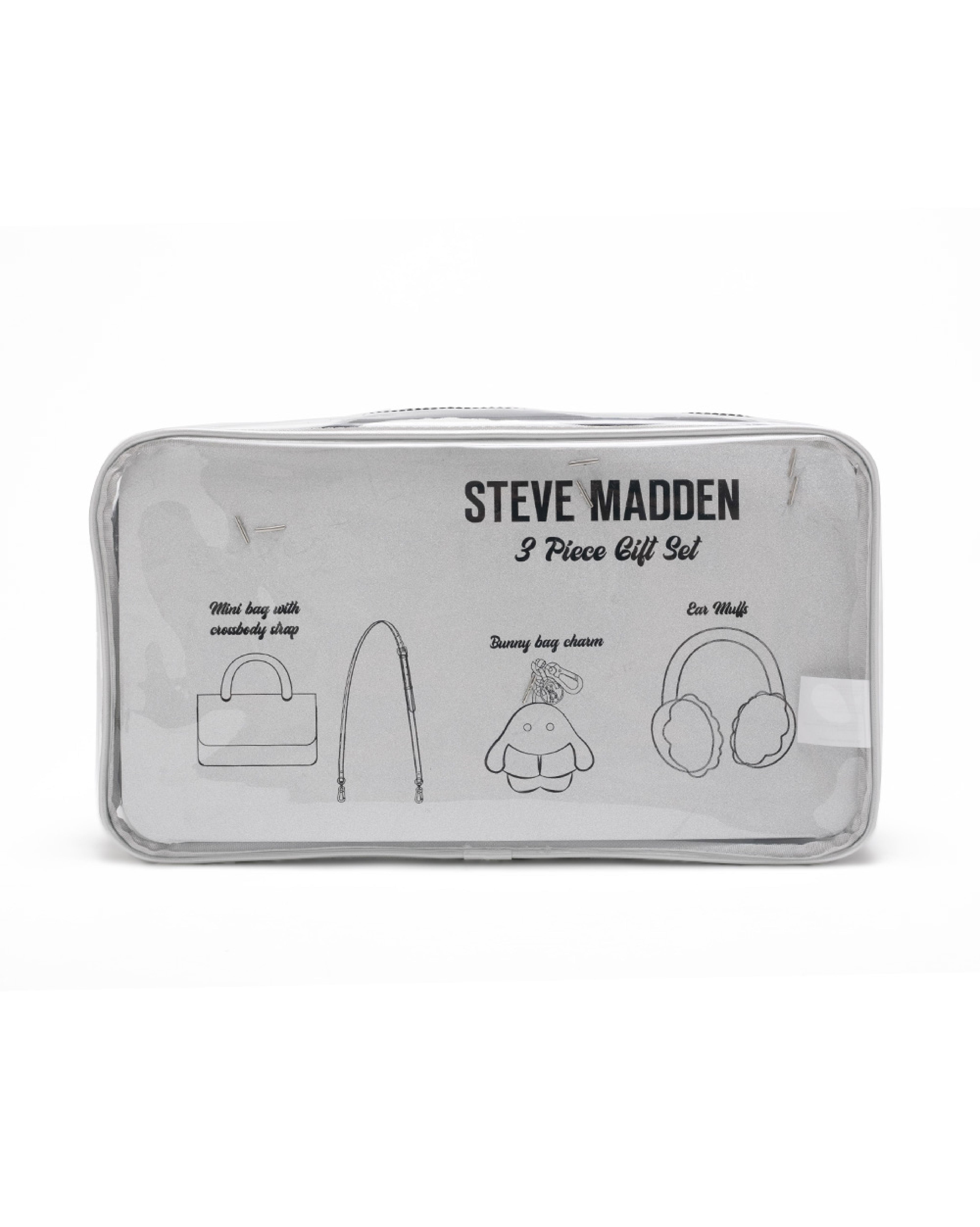 【線上獨家禮盒組】BCOMFY 滾邊毛絨小包/耳罩吊飾三合一禮盒-杏色