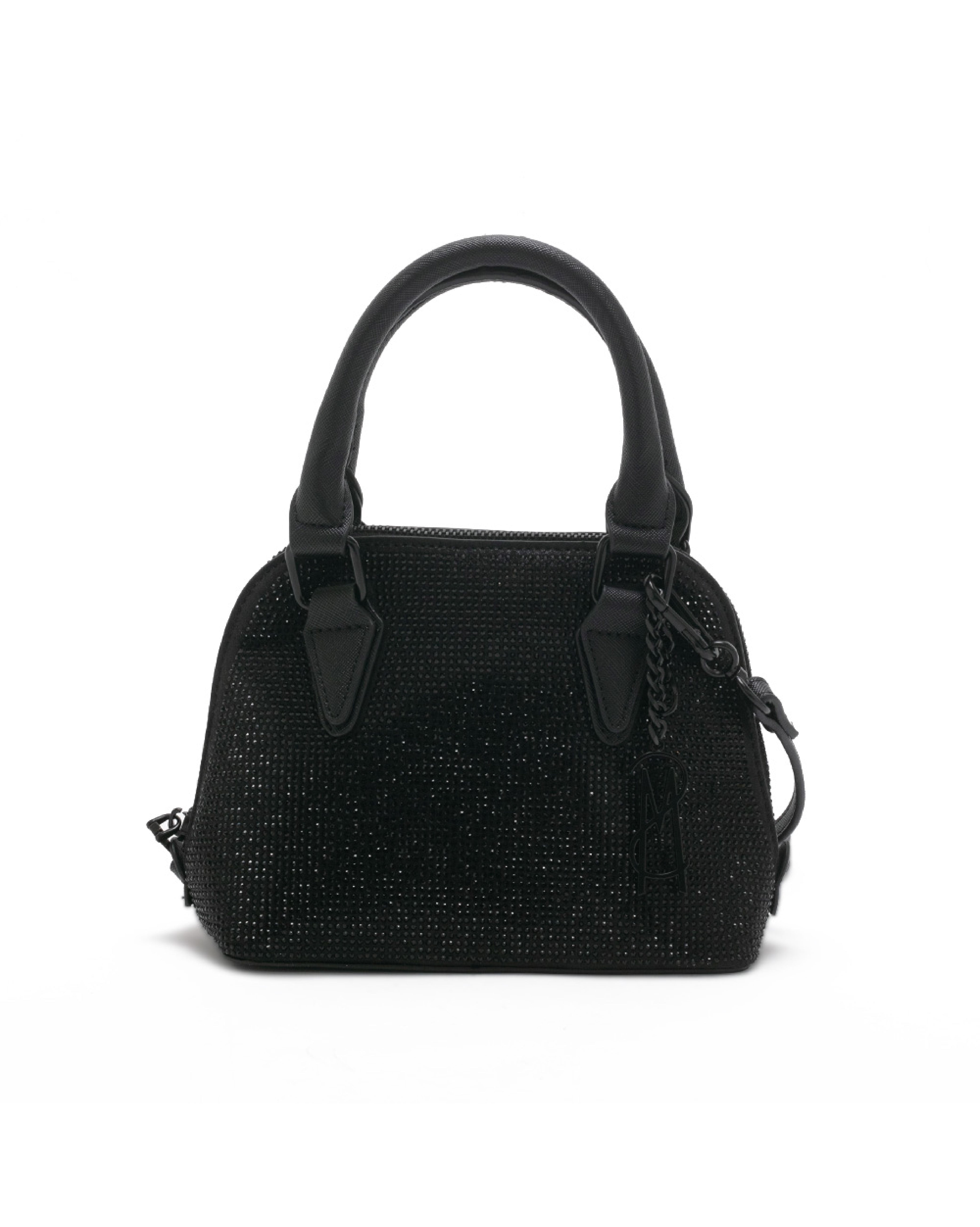 BHOPE-G 奢華閃鑽大開口兩用小包-黑色