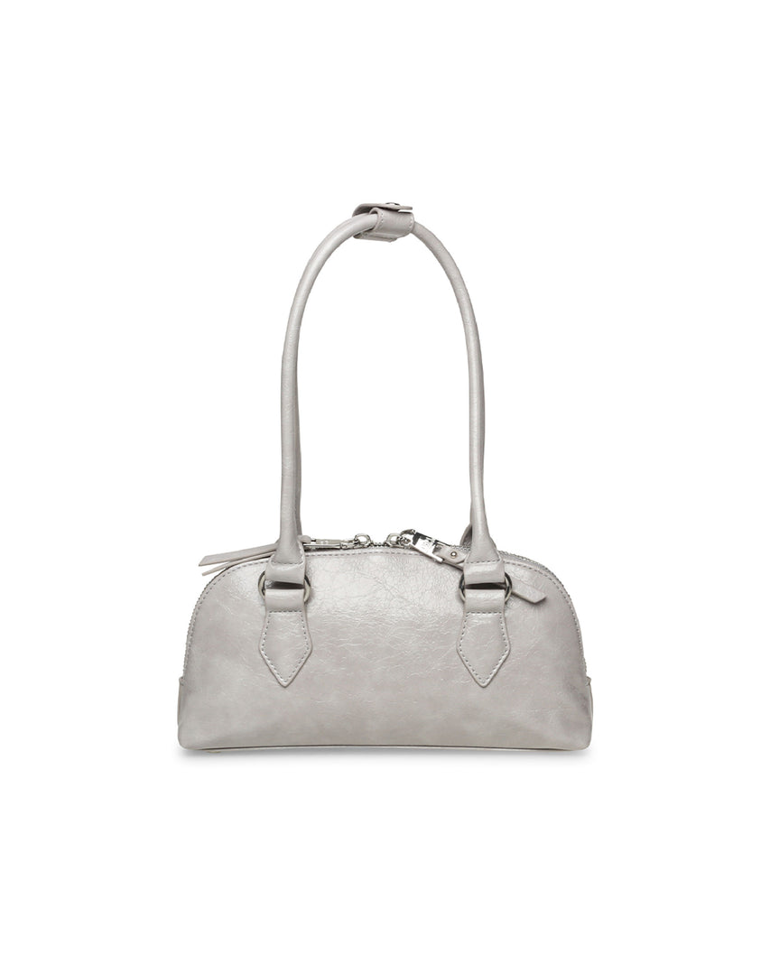 BCURTIS 簡約素面側/肩背包-灰色