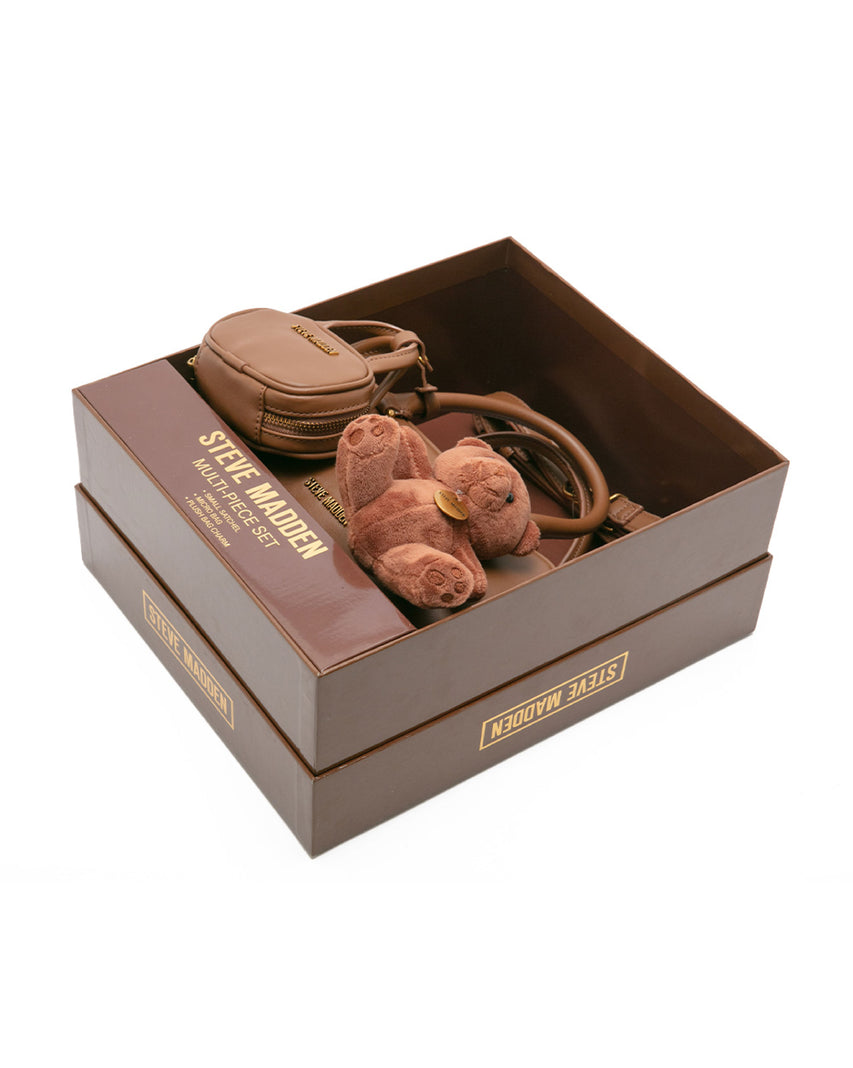 素面法棍小包三件禮盒組-咖啡色