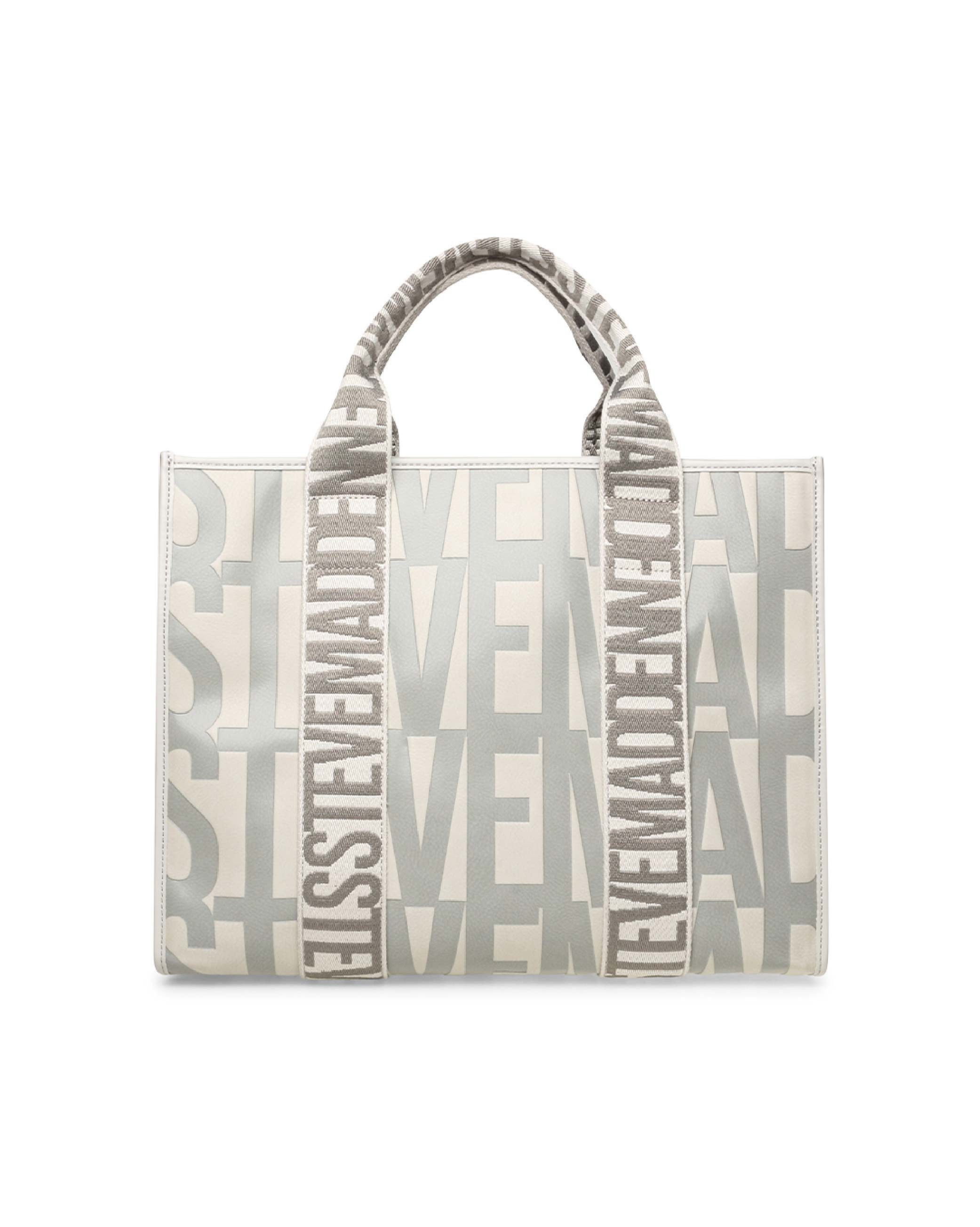 BOPTIC-E 街頭潮流滿版LOGO托特包(大)-灰色