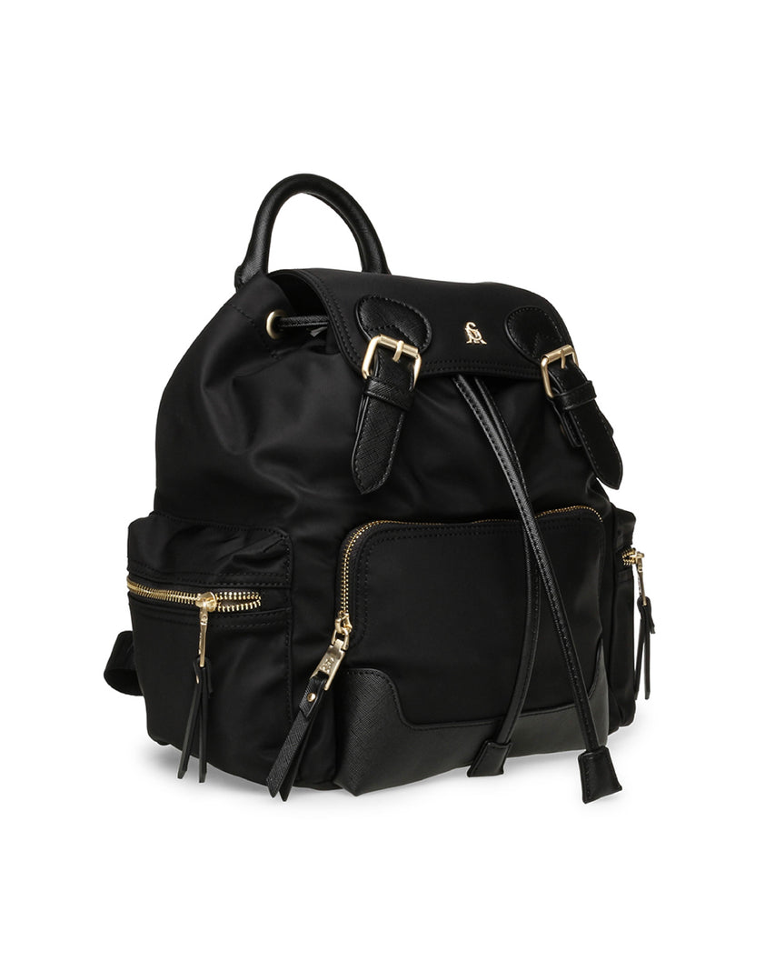 【線上獨家款】BPACK 軍旅素面大容量後背包-黑色