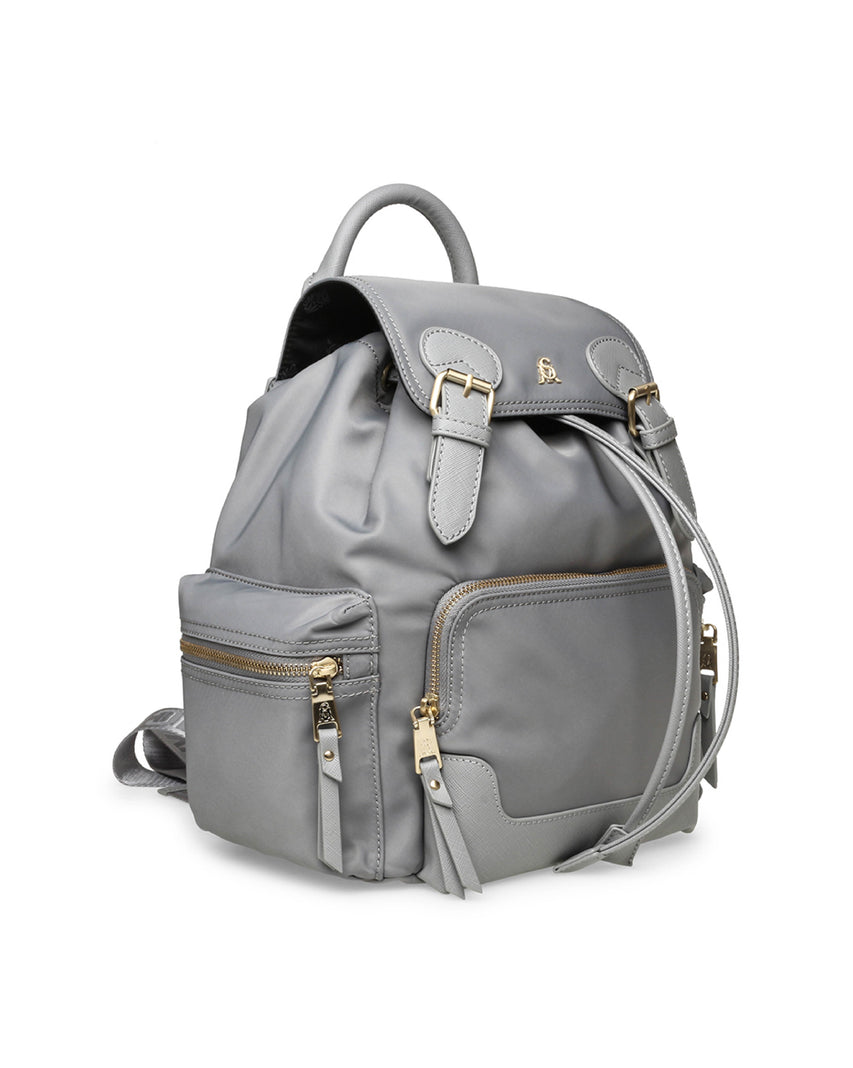 【線上獨家款】BPACK 軍旅素面大容量後背包-灰色