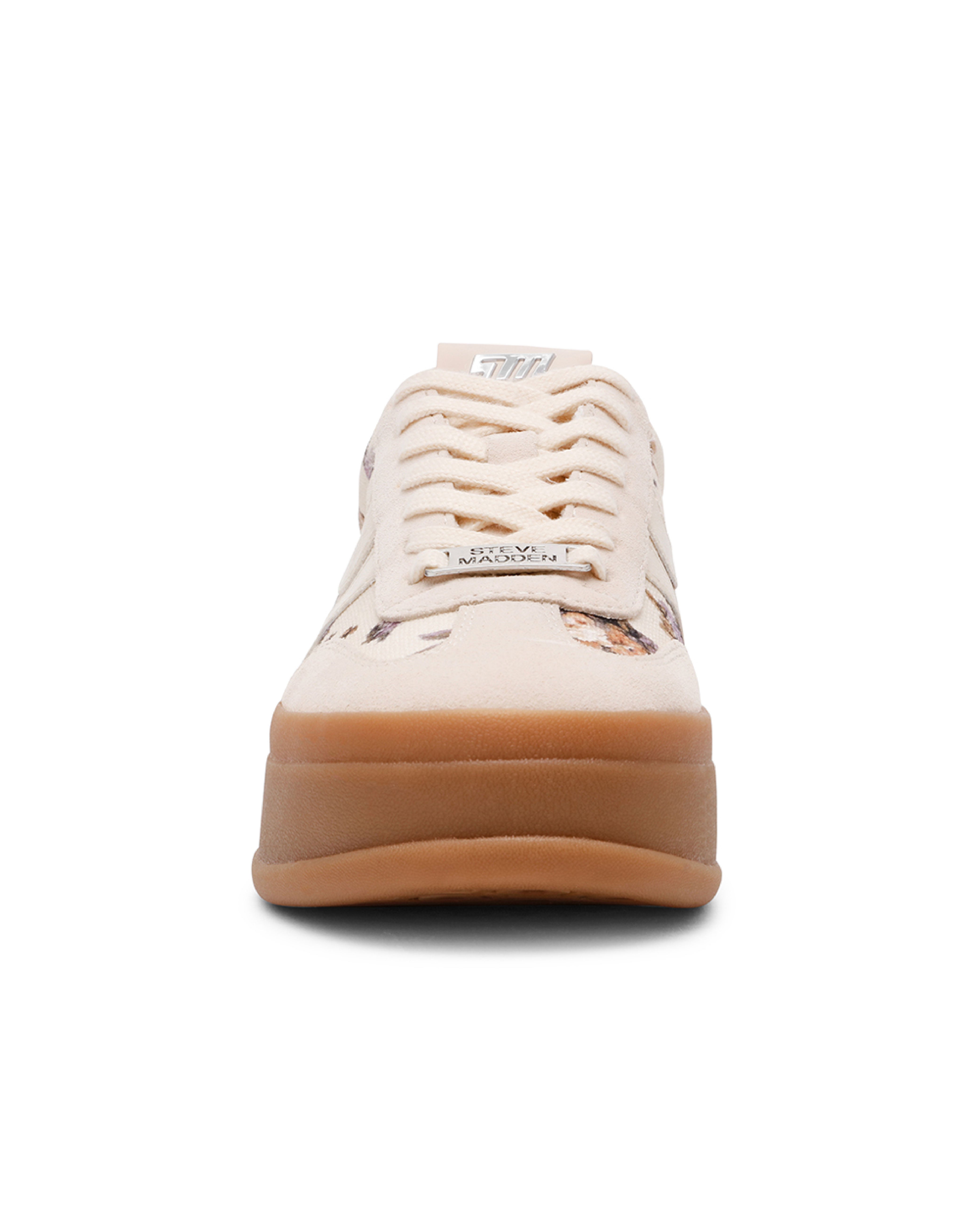 OFF-TRACK 厚底拼接印花德訓鞋-花色