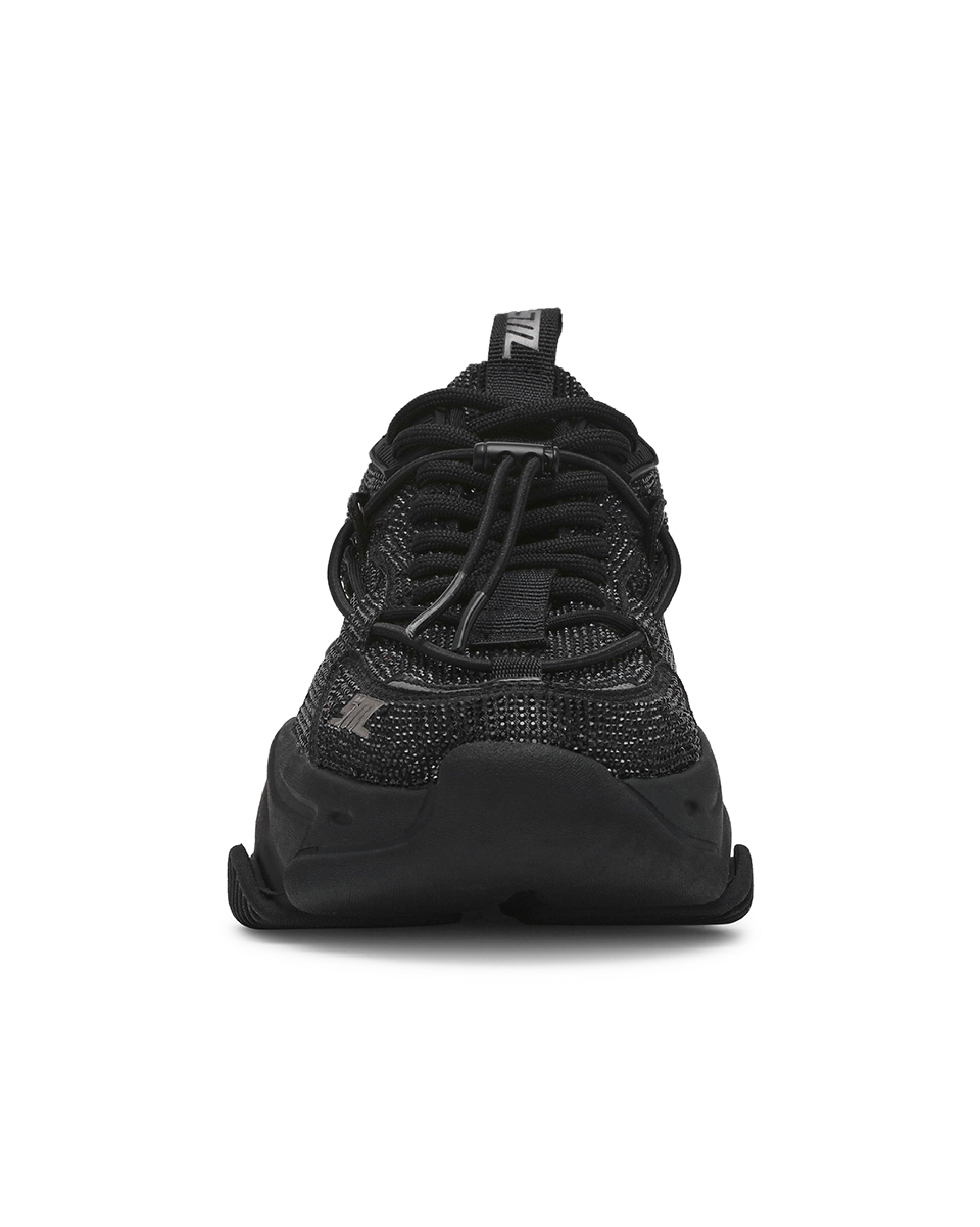 VAULT 2R 奢華閃鑽抽繩厚底休閒鞋-黑色