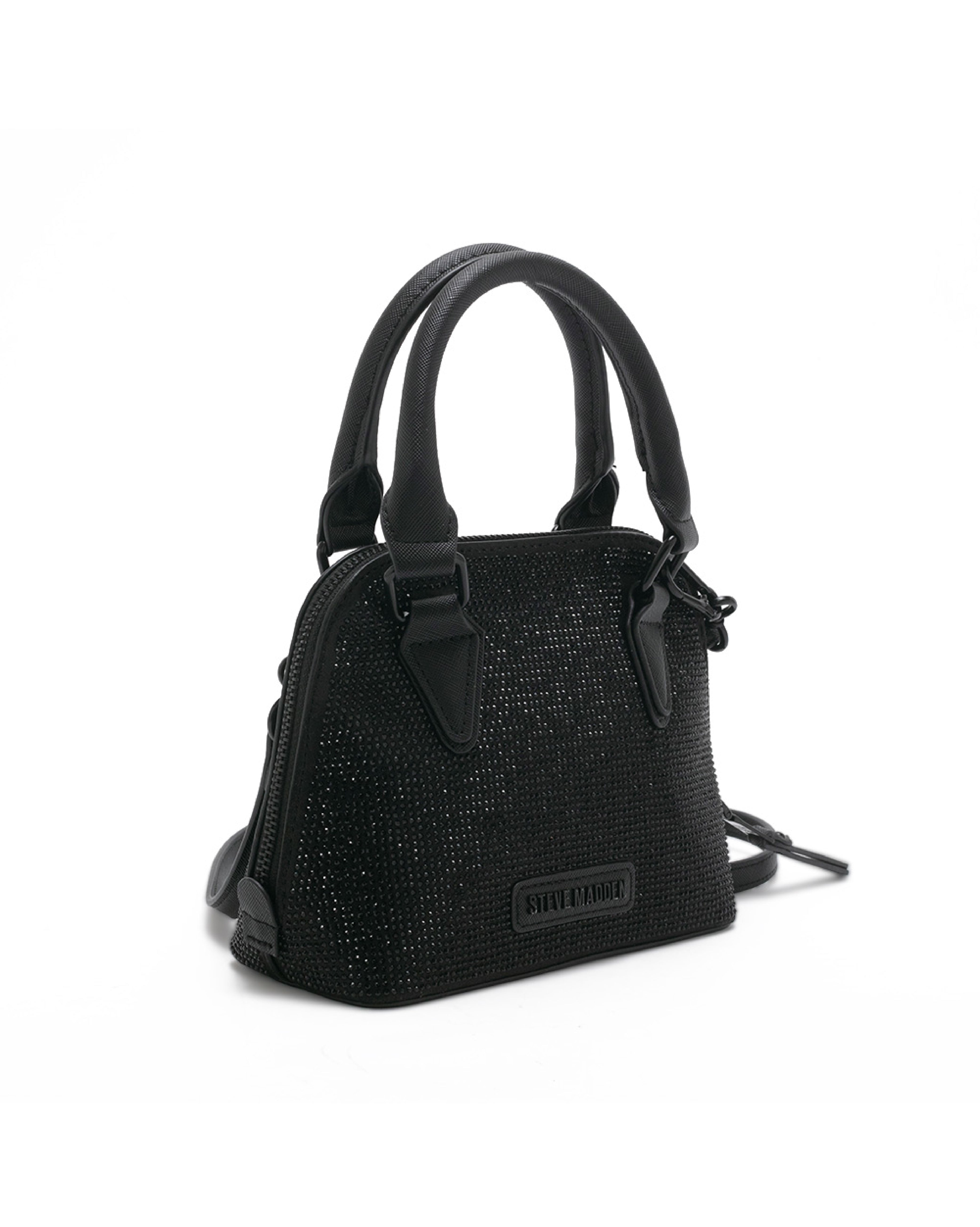 BHOPE-G 奢華閃鑽大開口兩用小包-黑色