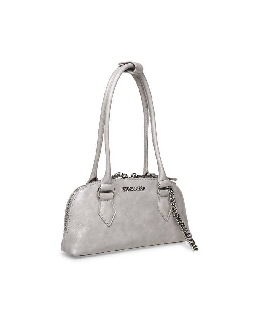 BCURTIS 簡約素面側/肩背包-灰色