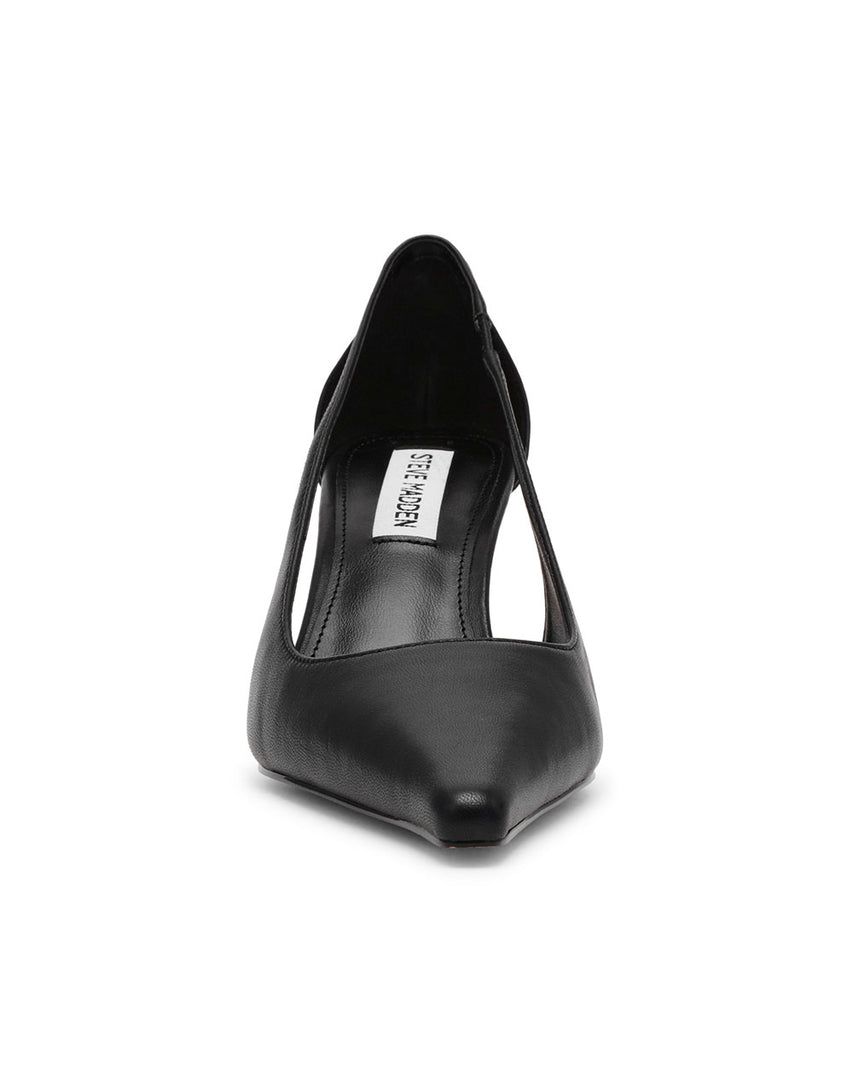 ALTRA 素面側簍空高跟鞋-黑色