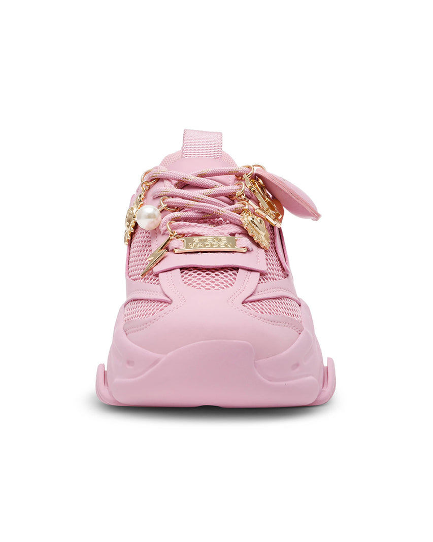 POSSESSION-H 素面多掛飾休閒鞋-粉色