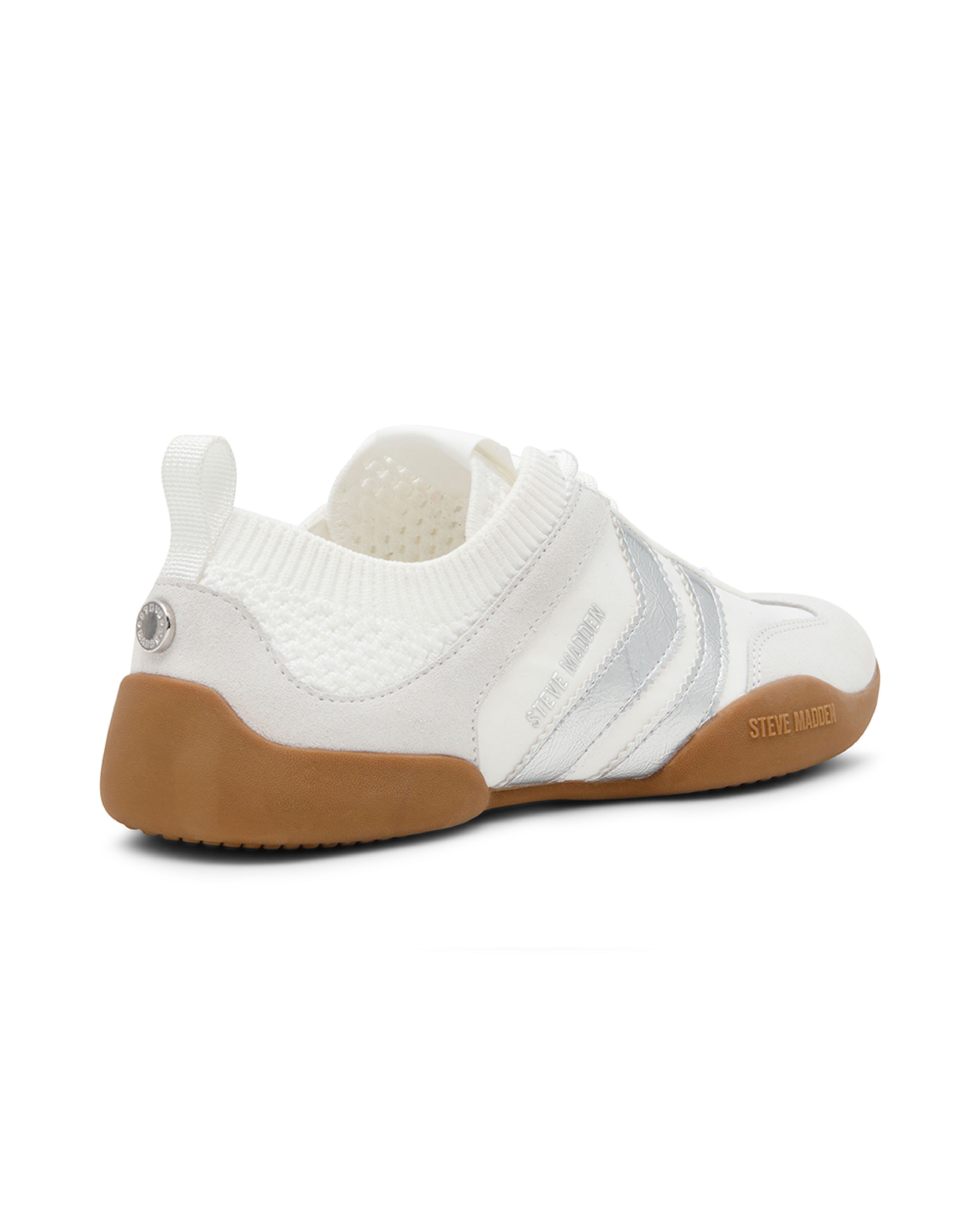 BISCOTTI 編織拼接綁帶德訓鞋-白色