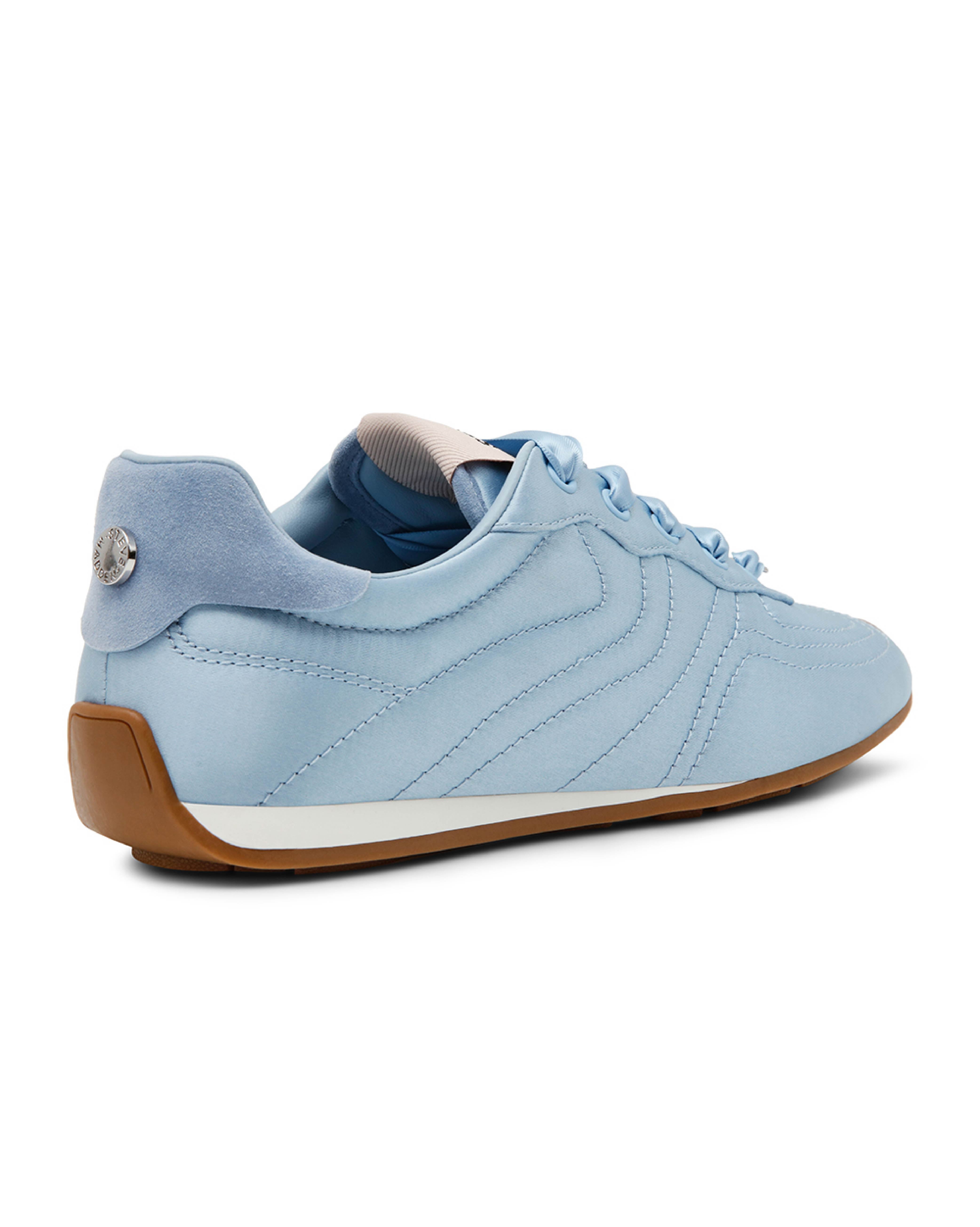 【線上獨家款】ABBI-S 芭蕾緞面綁帶休閒鞋-藍色