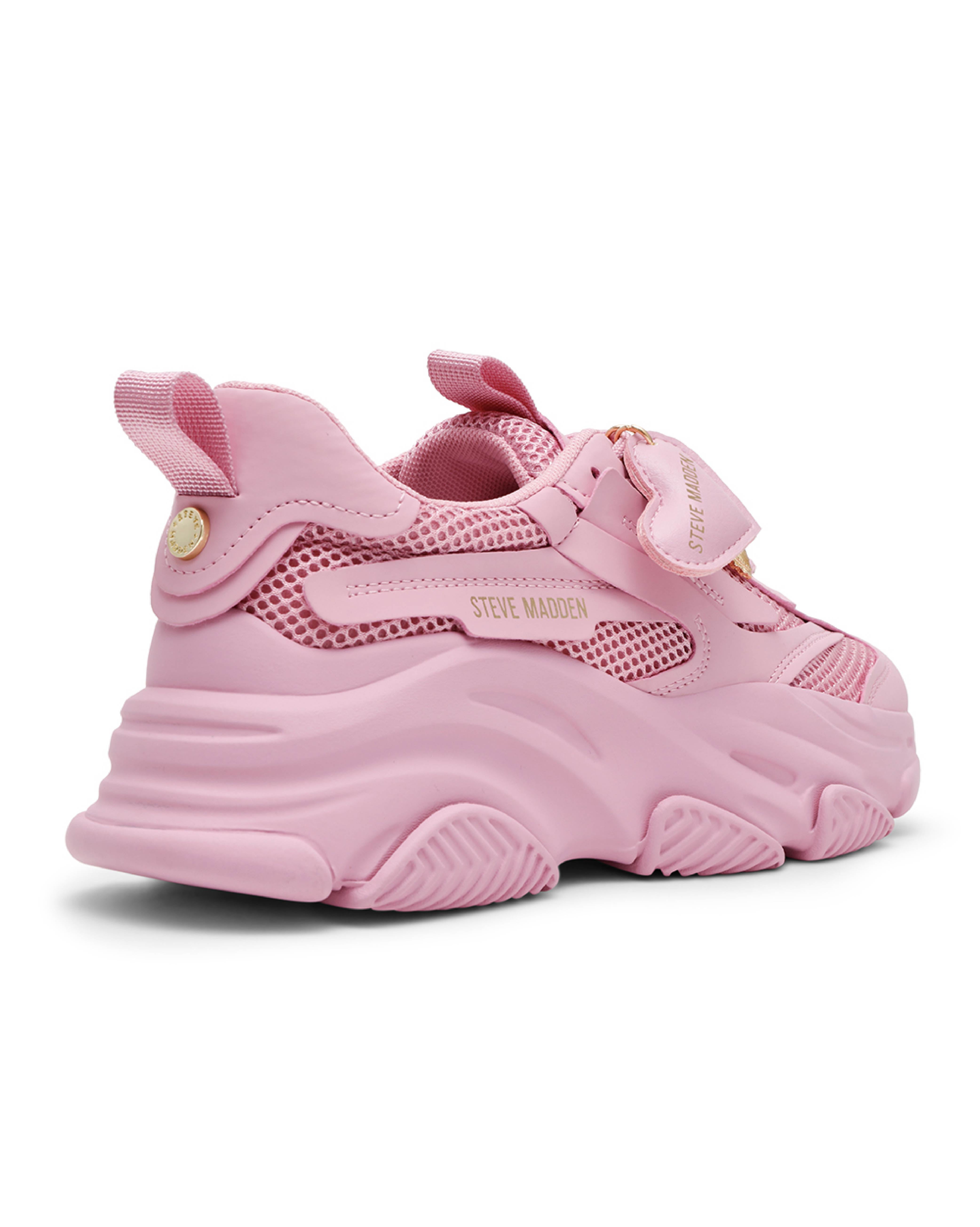 POSSESSION-H 素面多掛飾休閒鞋-粉色