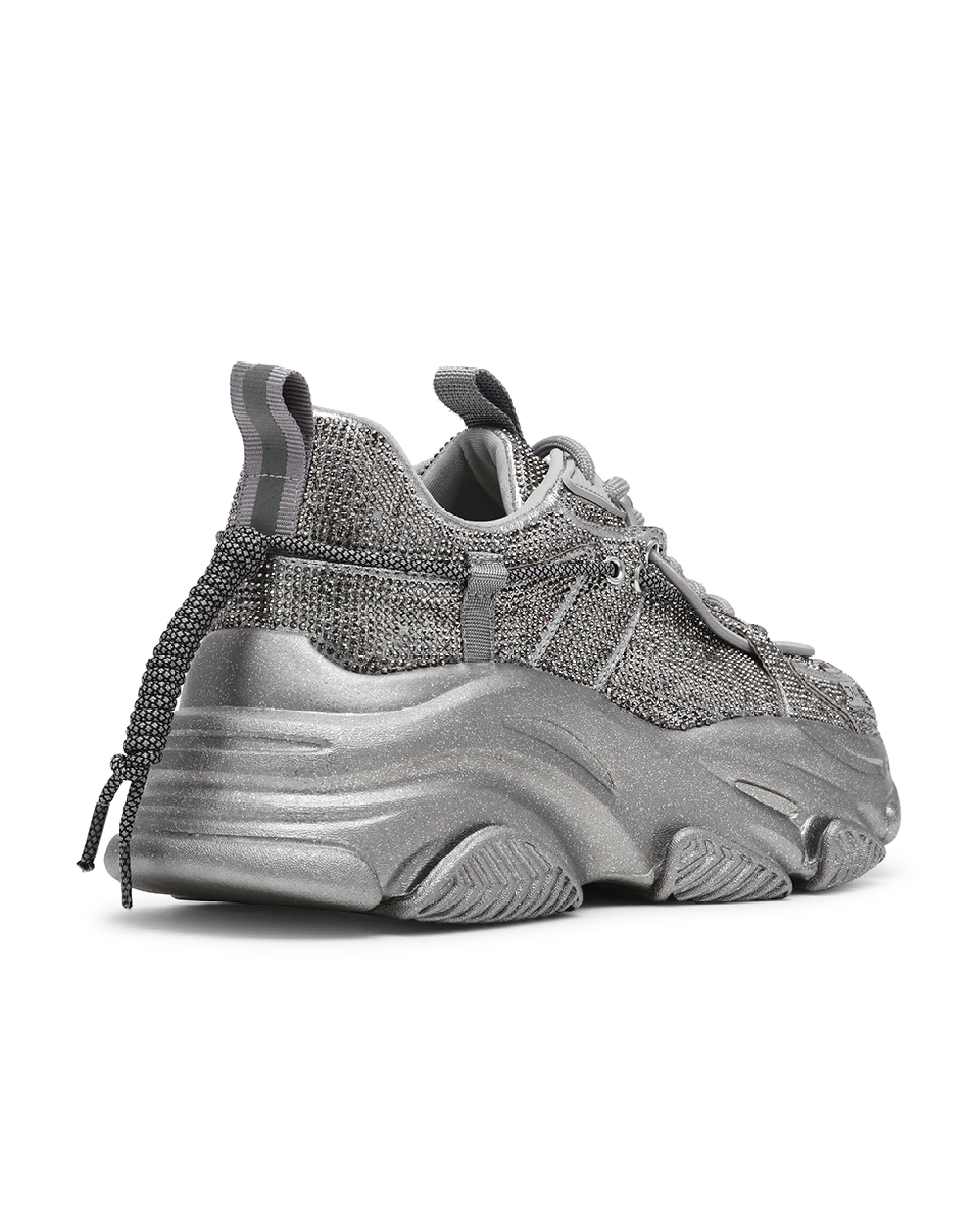 VAULT 2R 奢華閃鑽抽繩厚底休閒鞋-鐵色