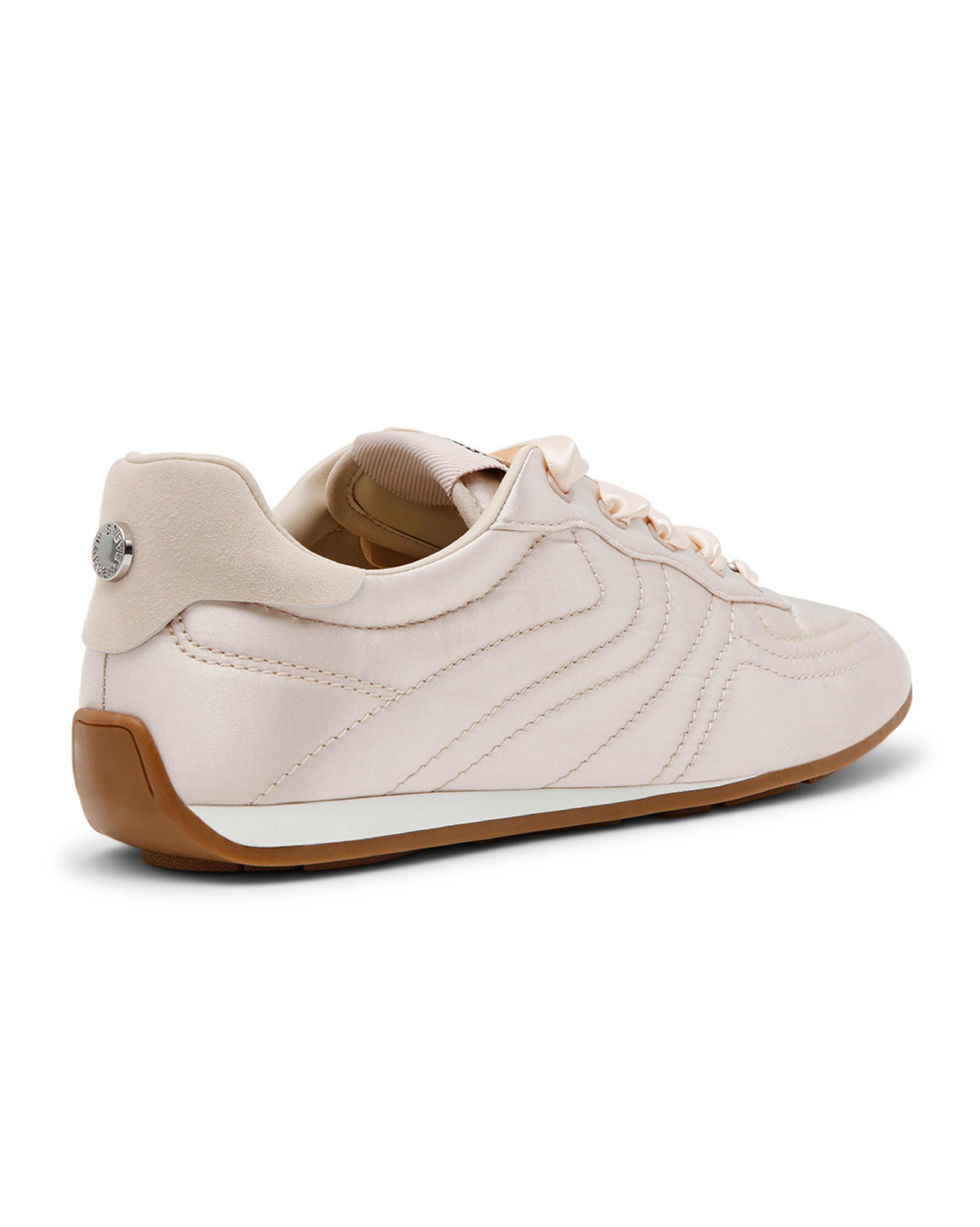 【線上獨家款】ABBI-S 芭蕾緞面綁帶休閒鞋-粉色