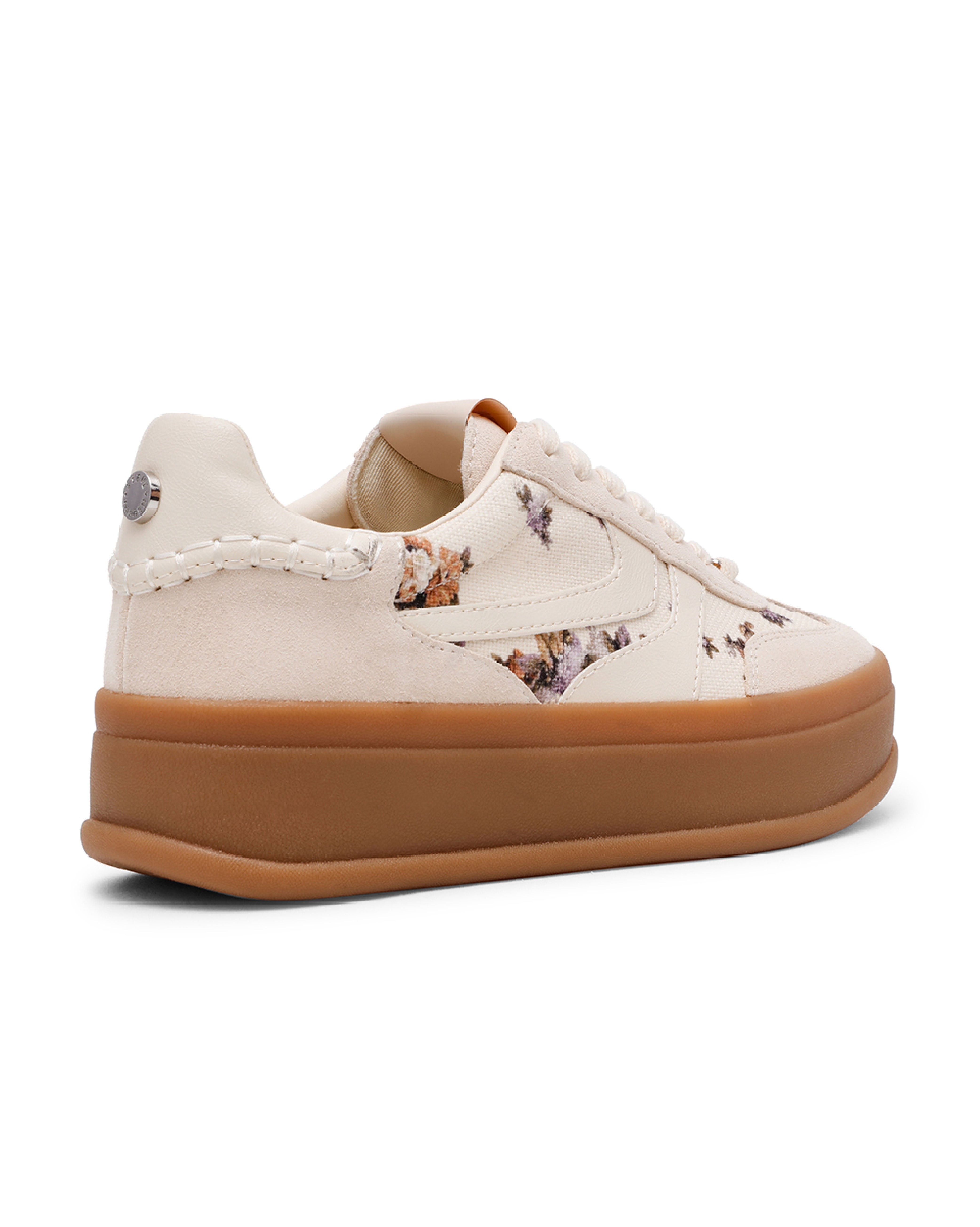 OFF-TRACK 厚底拼接印花德訓鞋-花色