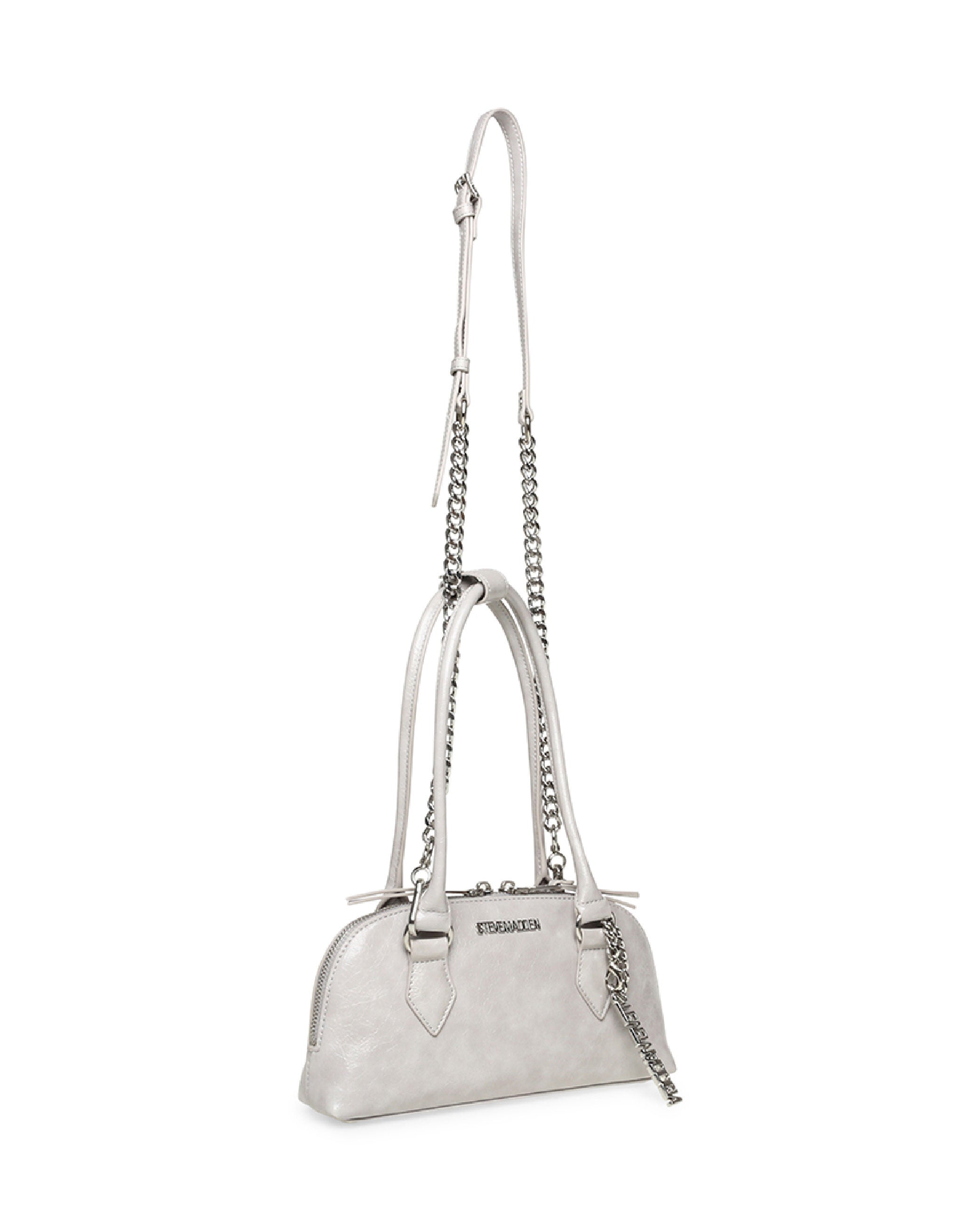 BCURTIS 簡約素面側/肩背包-灰色