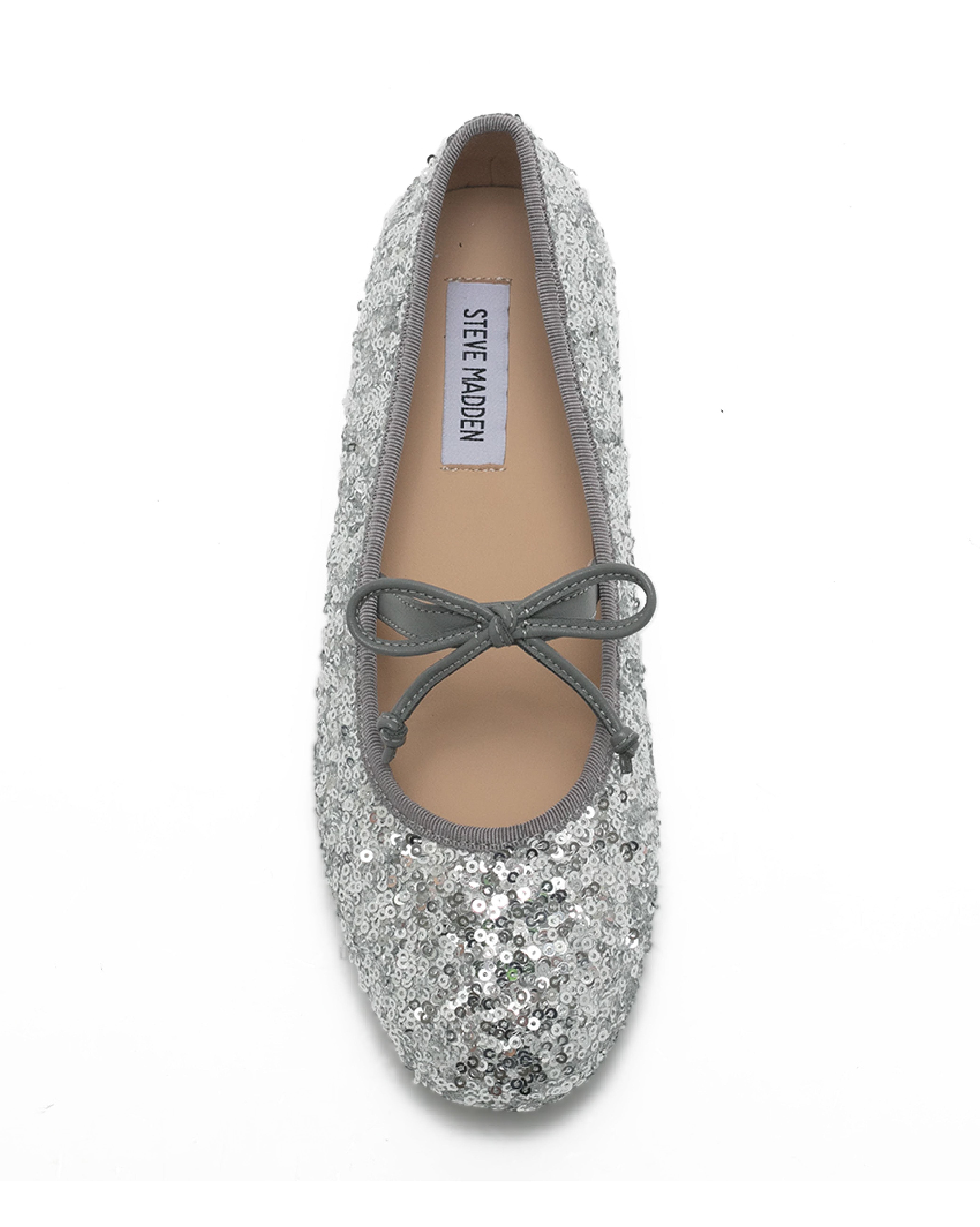 TWNYX 輕奢耀眼亮片娃娃鞋-銀色