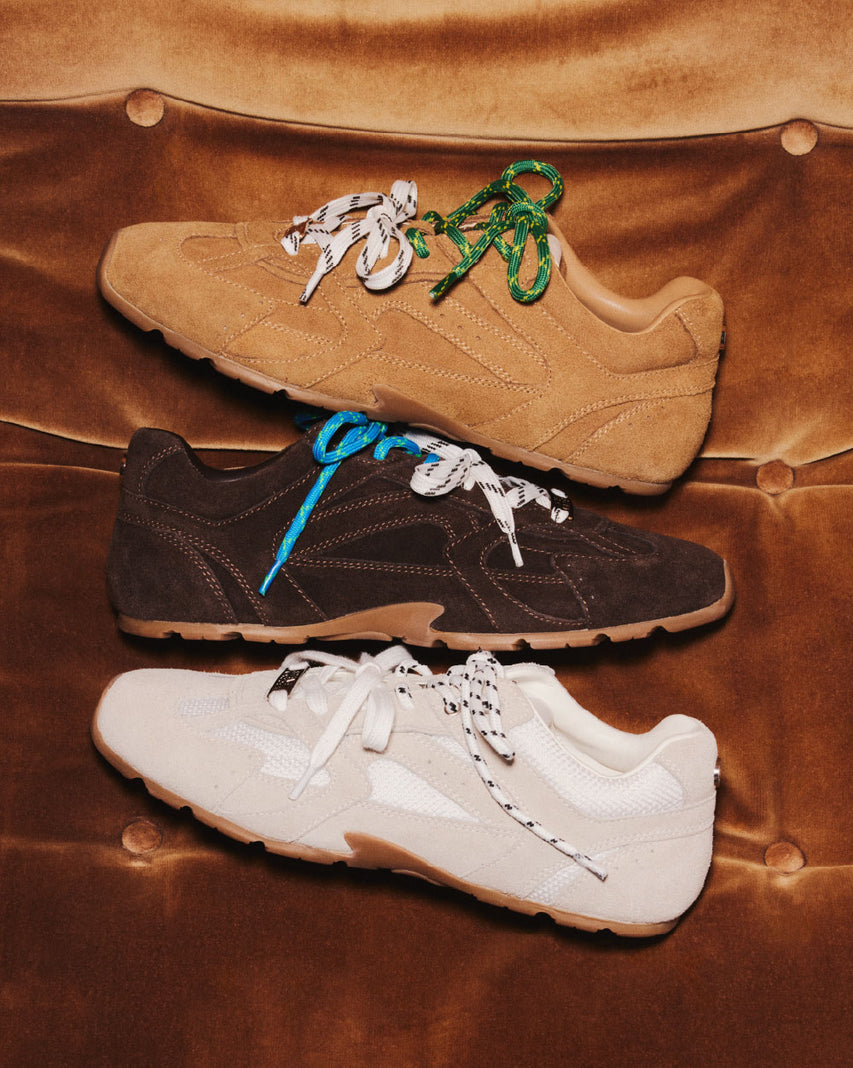 ASIEL 潮流雙色鞋帶休閒鞋-灰色