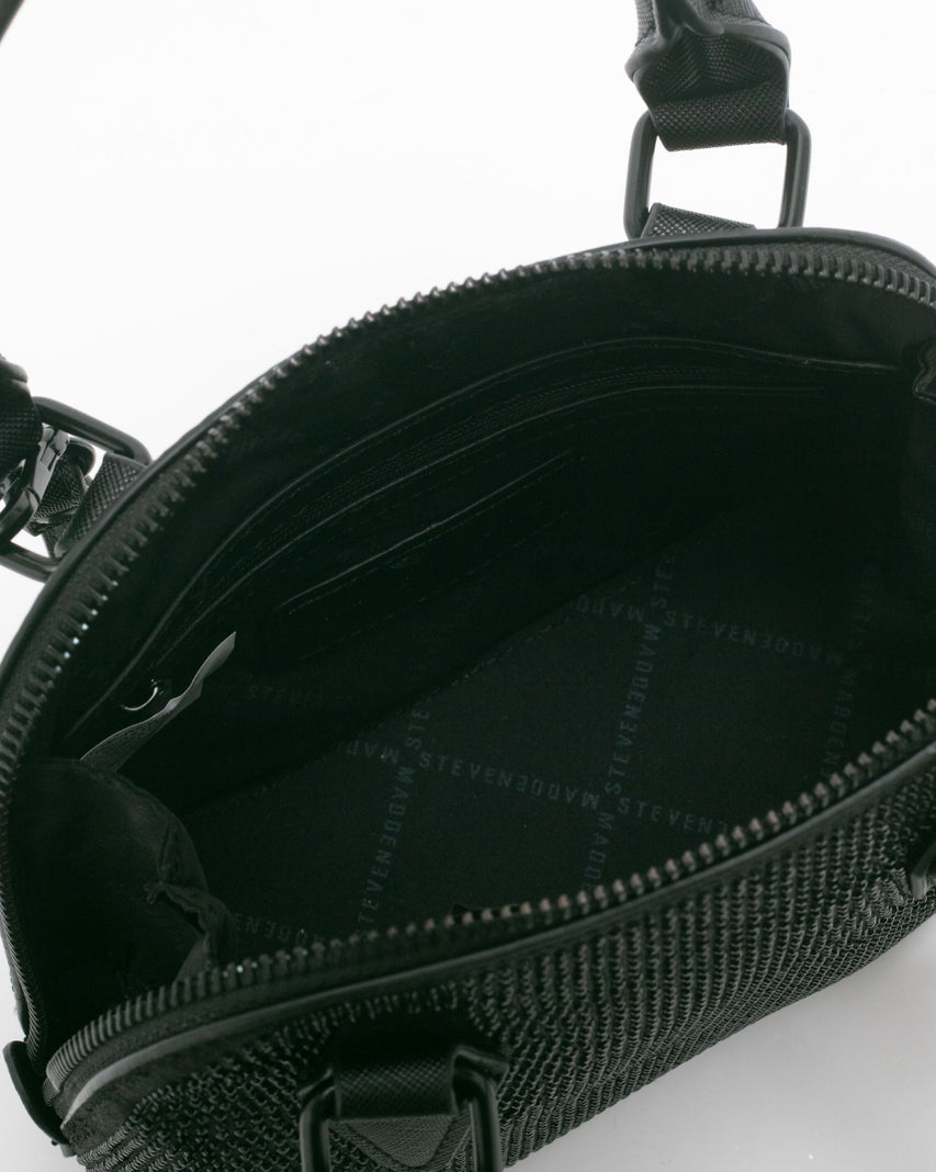 BHOPE-G 奢華閃鑽大開口兩用小包-黑色