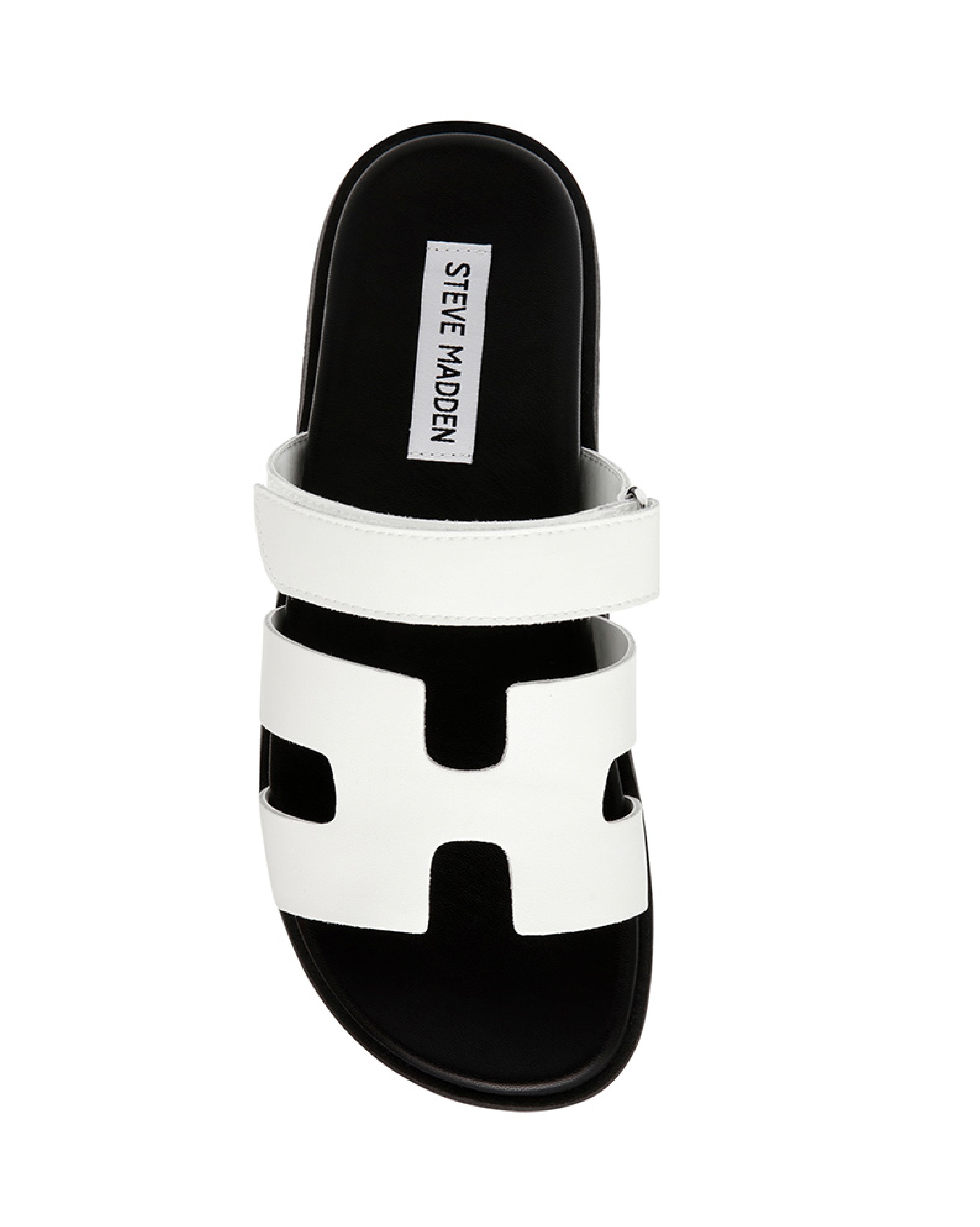 MAYVEN-CN 魔鬼氈休閒H涼拖鞋-白色