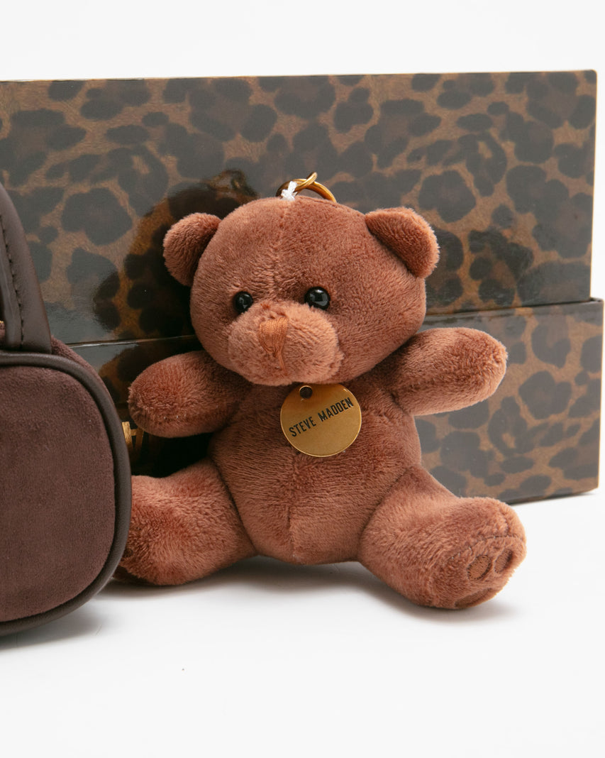 【線上獨家禮盒】麂皮法棍小包三件禮盒組-咖啡色