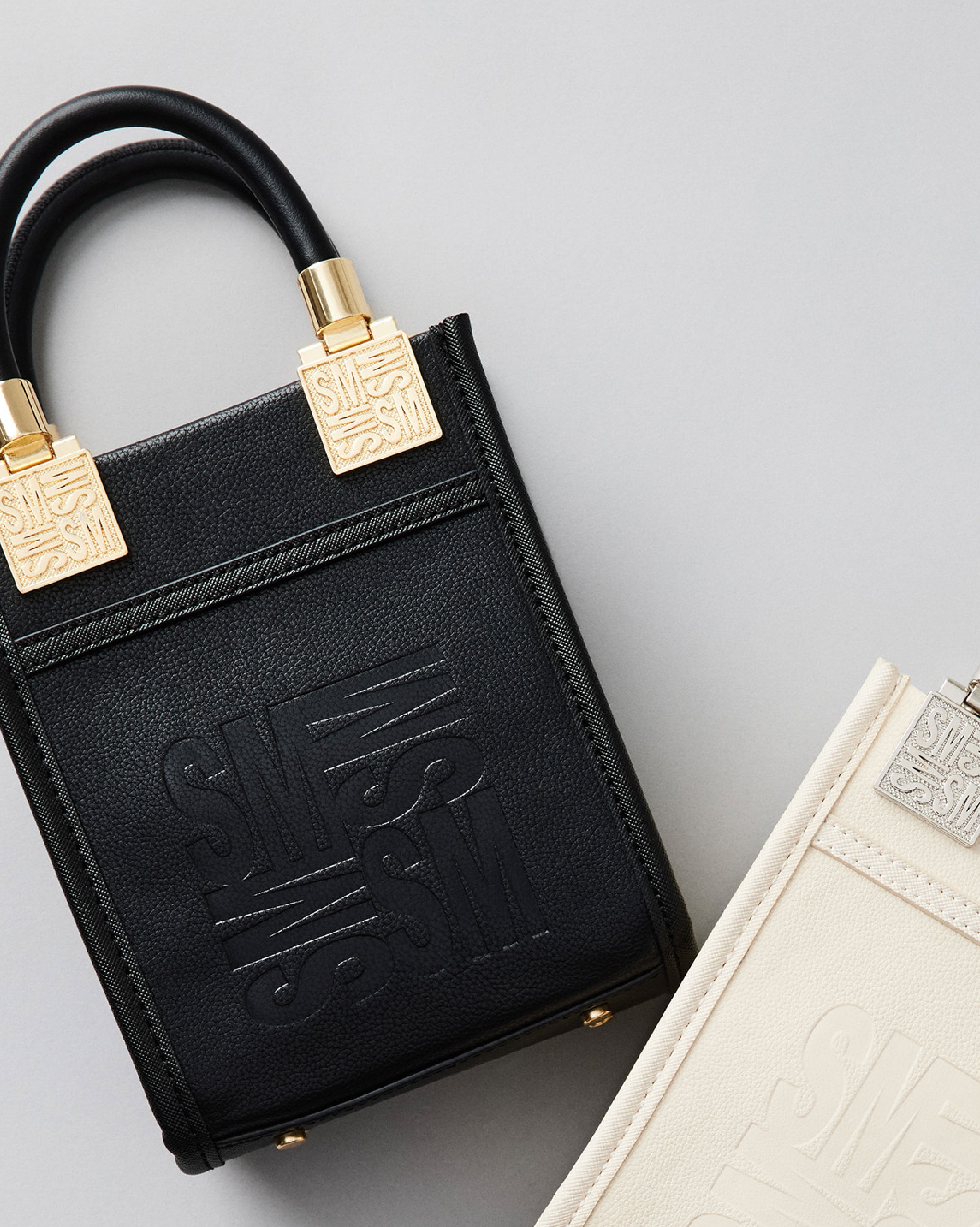 BWEALTH 素面LOGO手提/斜背包-黑色