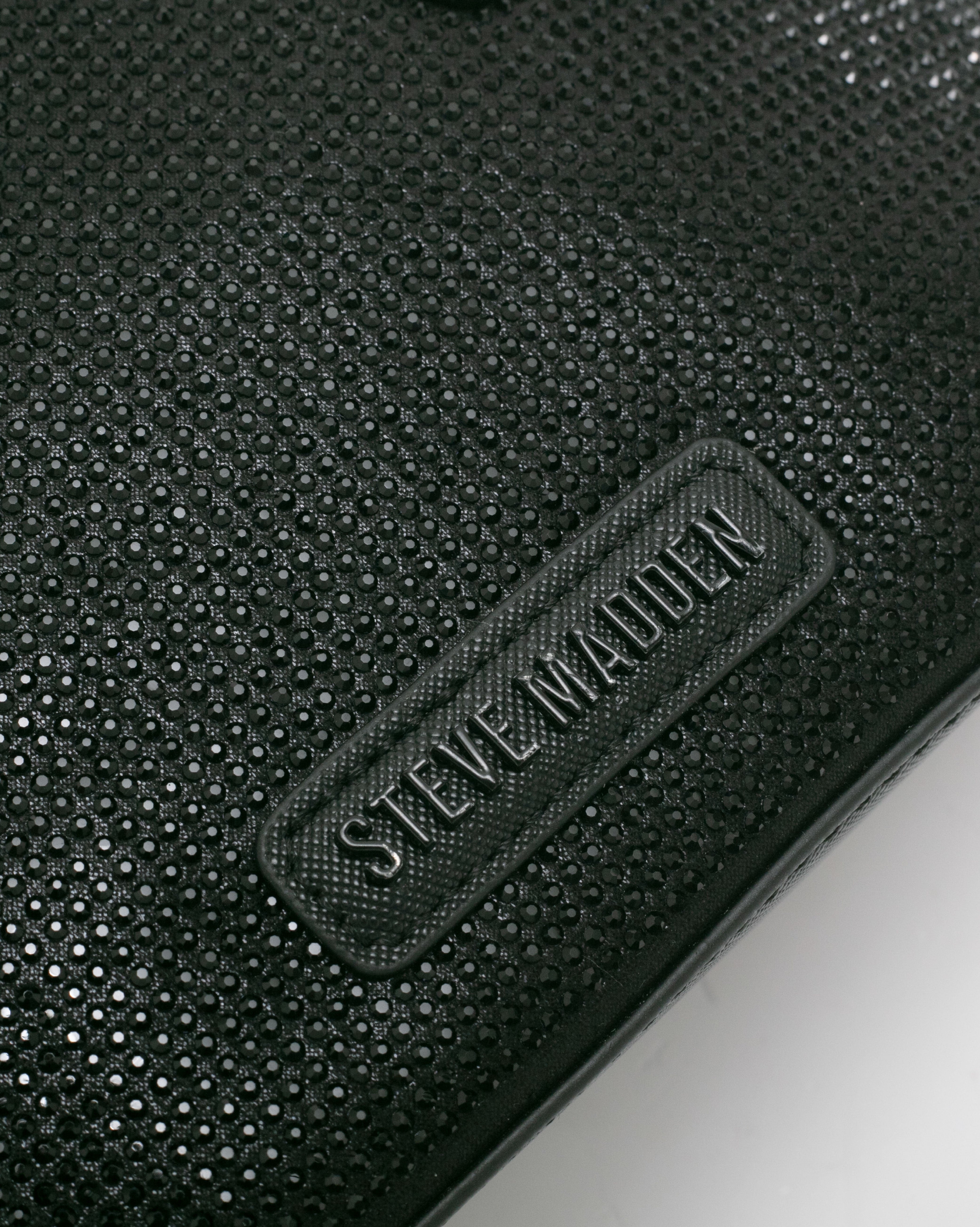 BHOPE-G 奢華閃鑽大開口兩用小包-黑色