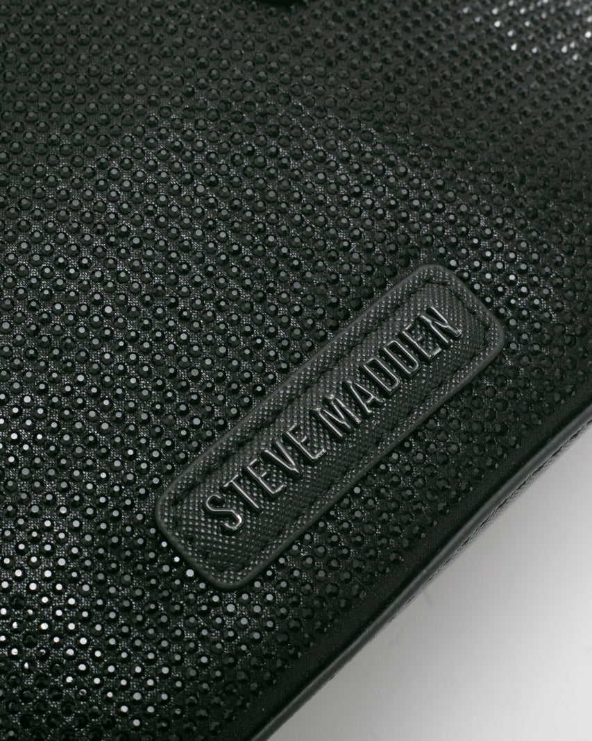 BHOPE-G 奢華閃鑽大開口兩用小包-黑色