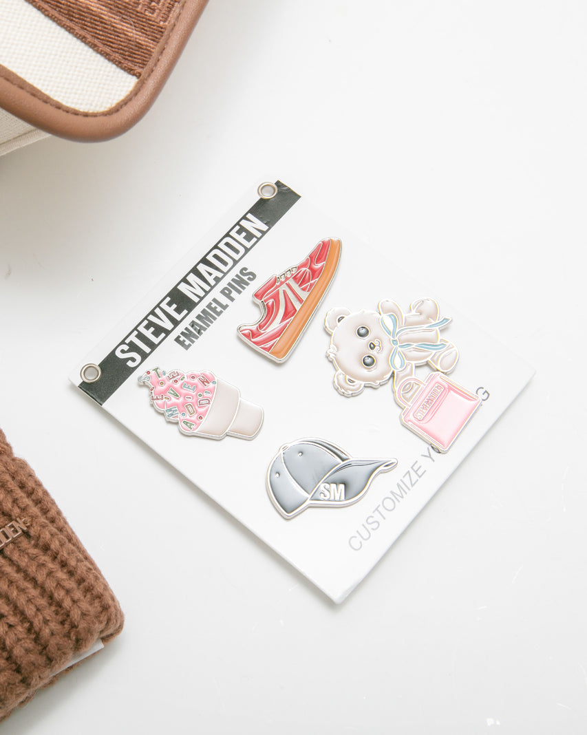 LOGO寬帶兩用包/潮流徽章毛帽禮盒-咖啡色