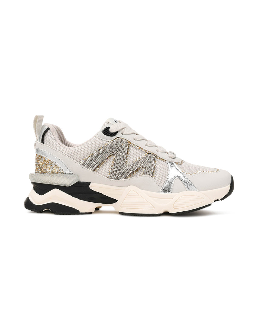 SEDGWICK 亮片網布運動休閒鞋-灰色