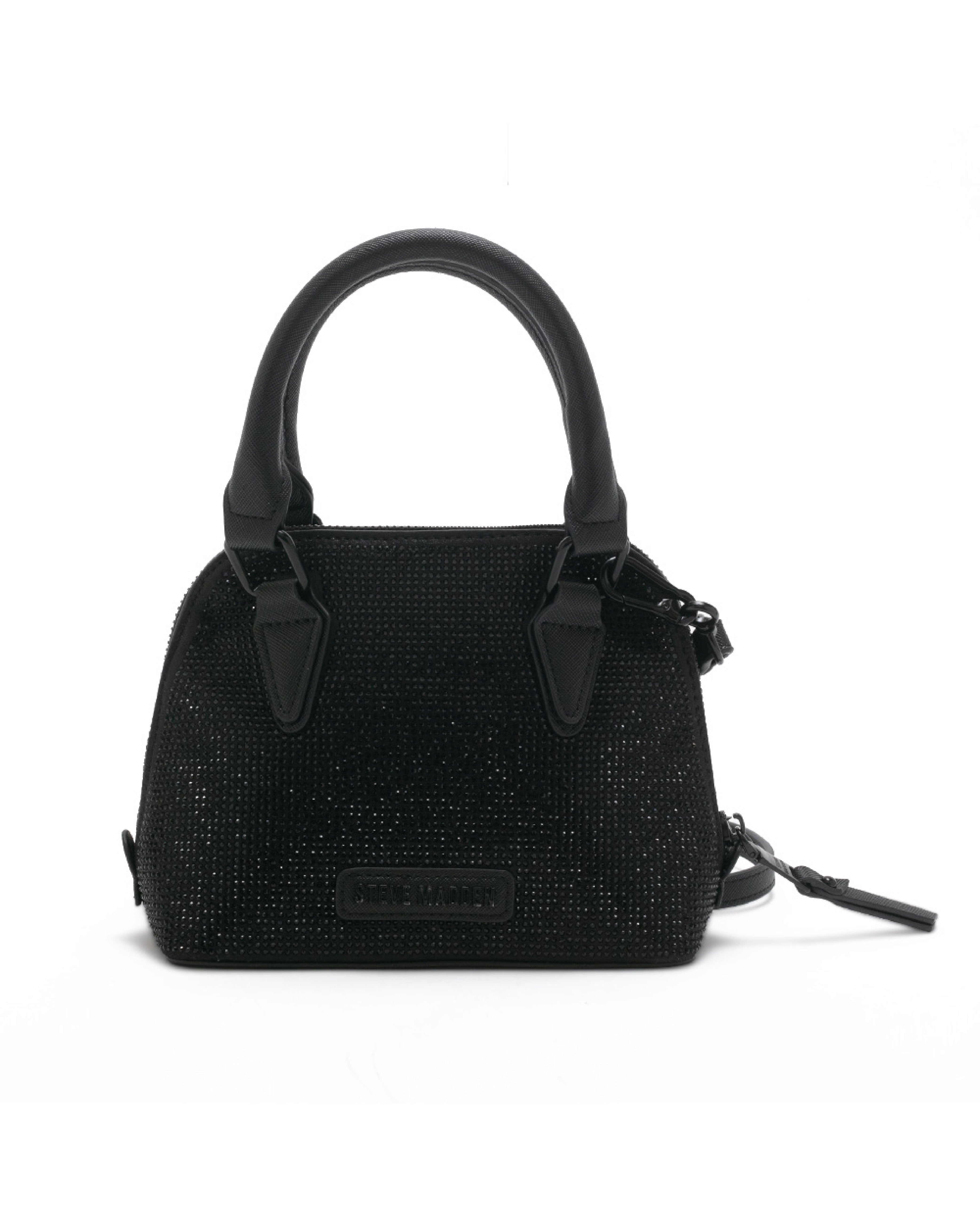 BHOPE-G 奢華閃鑽大開口兩用小包-黑色