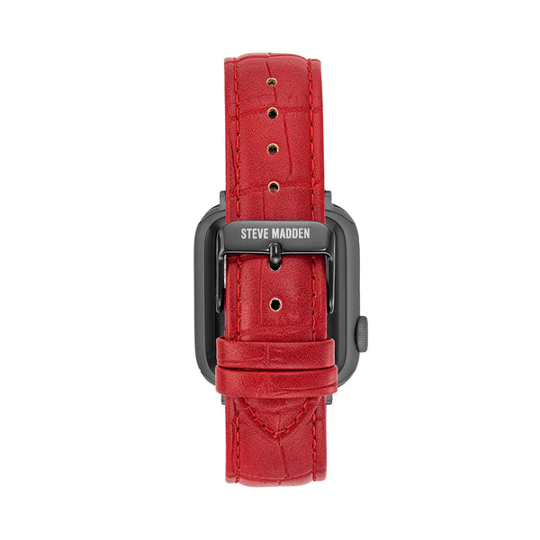 Apple Watch® TEXTURED WATCH BAND RED