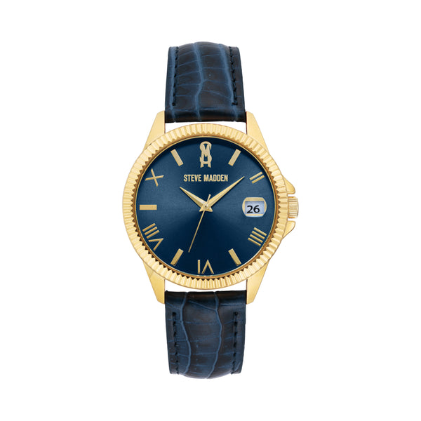 CLASSIC EMBOSSED WATCH NAVY