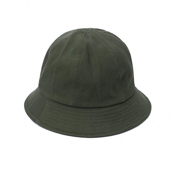 方形刺繡漁夫帽-墨綠色