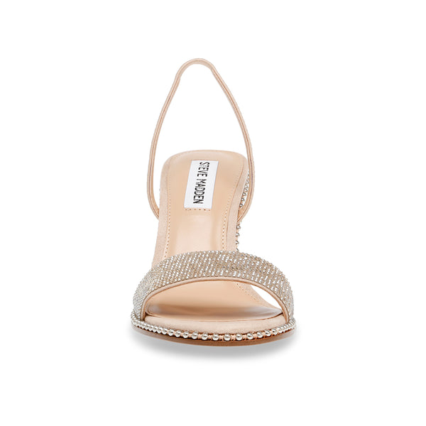 JANNIS diamond surface around the ankle high-heeled sandals - apricot pink