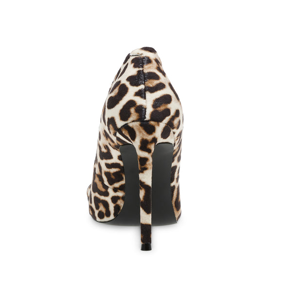 VITALITY Buckle Pointed Toe High Heels - Leopard Print
