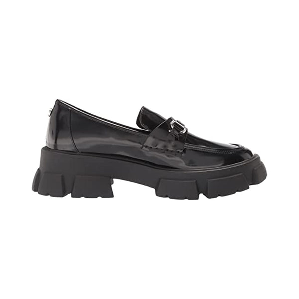 TRIFECTA Horsebit Platform Shoes - Black