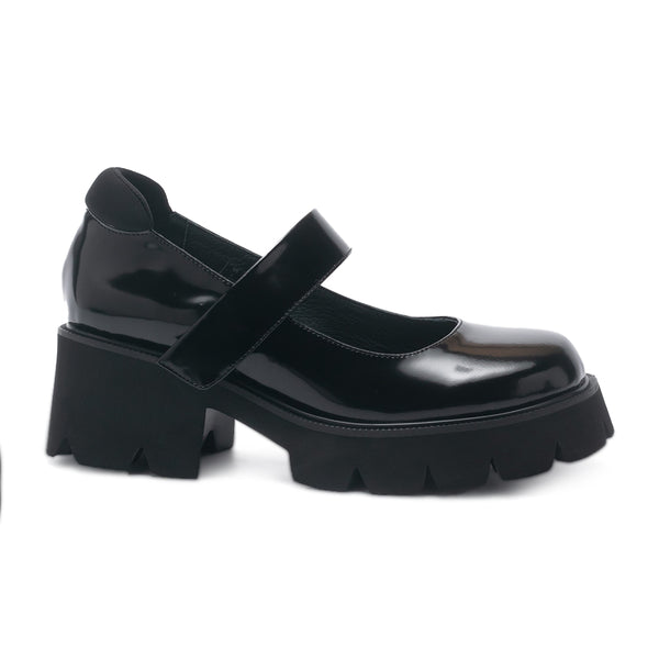 MERRY Platform Mary Jane Shoes - Black